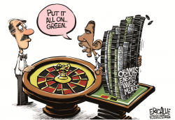 Obama News Article Cartoon